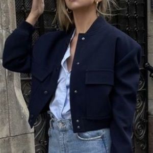 Blue Bomber Jacket